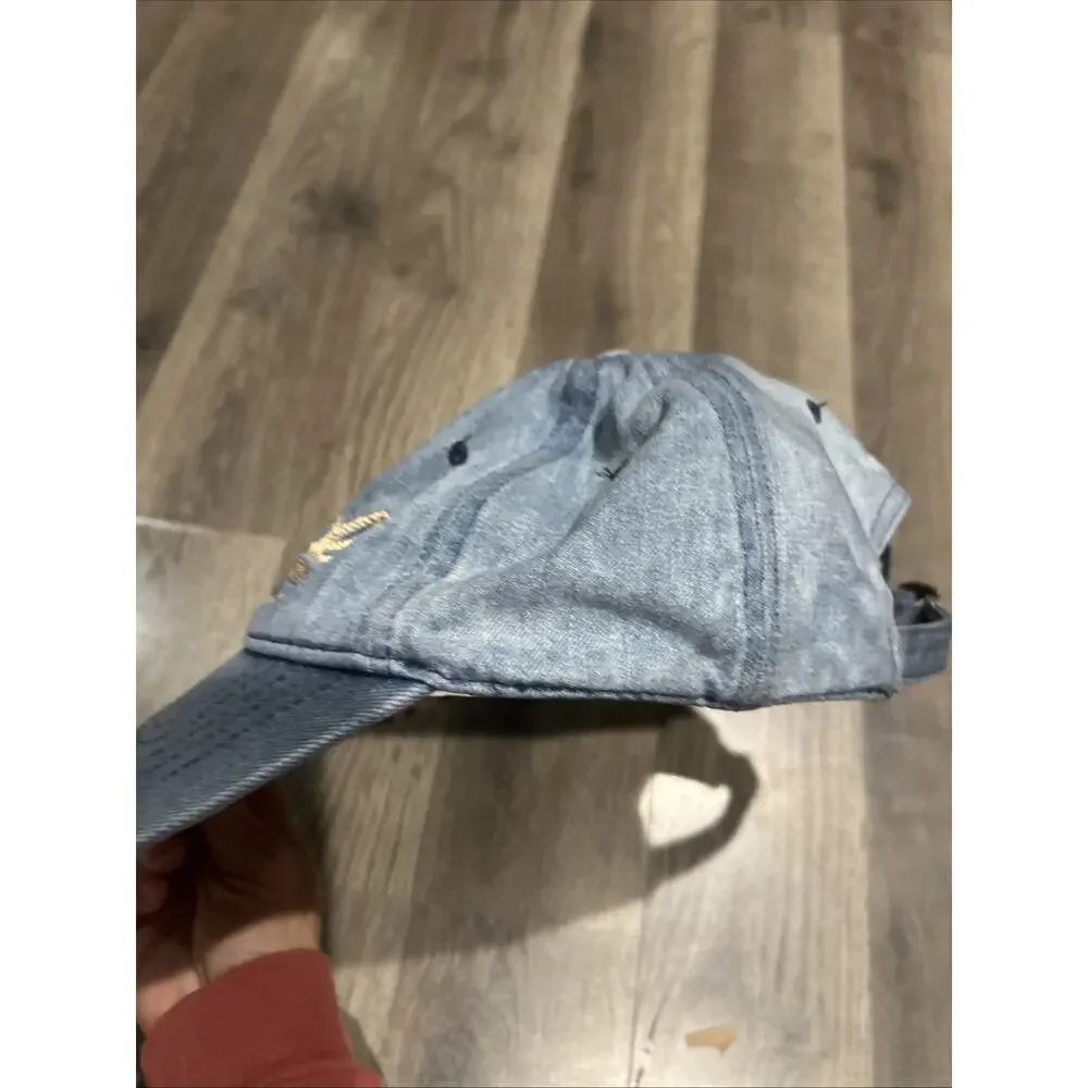 Howdy Denim And Cow Print Hat
